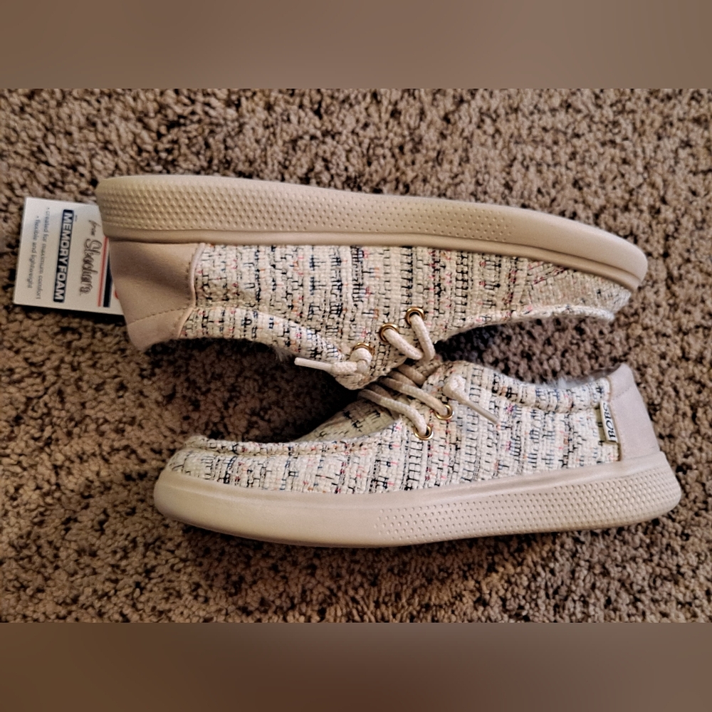 Skechers Bobs Skipper - Tweed Wallabee trainers Size 5.5 - Picture 5 of 9